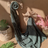 شال زنانه نخی رنگی سان ۹۰×۲۰۰