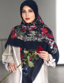 روسری زنانه نخی بهاره دورریش