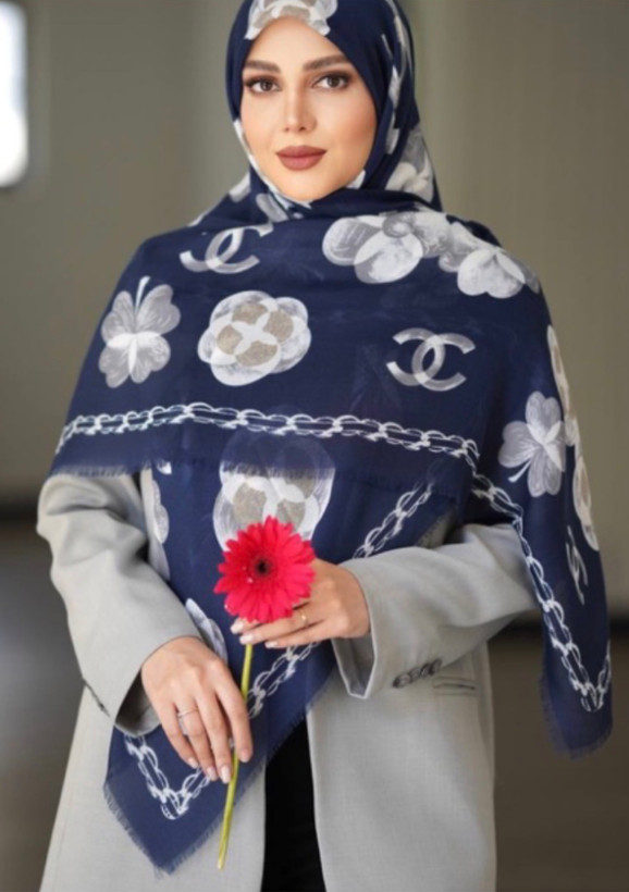 روسری زنانه نخی بهاره دورریش