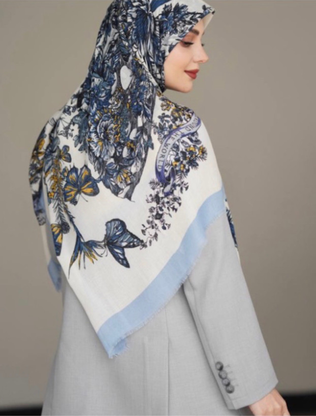 روسری زنانه نخی بهاره دورریش