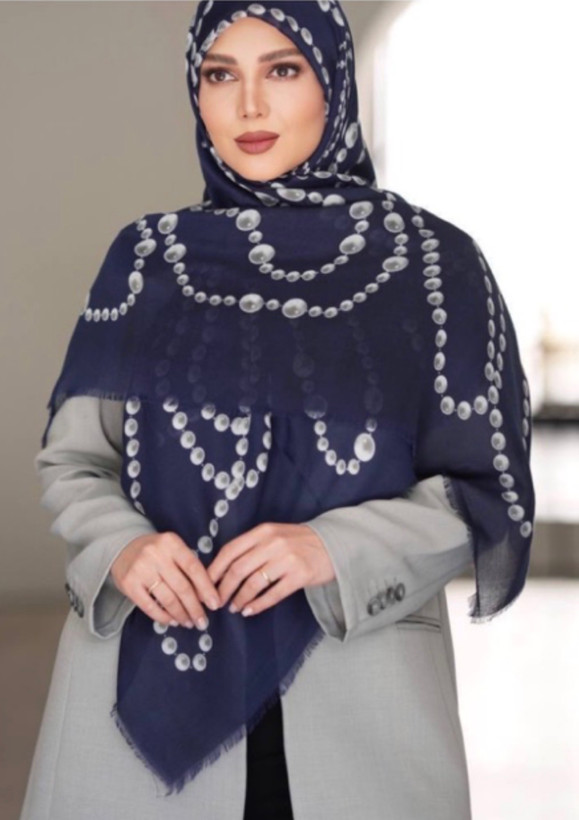 روسری زنانه نخی بهاره دورریش